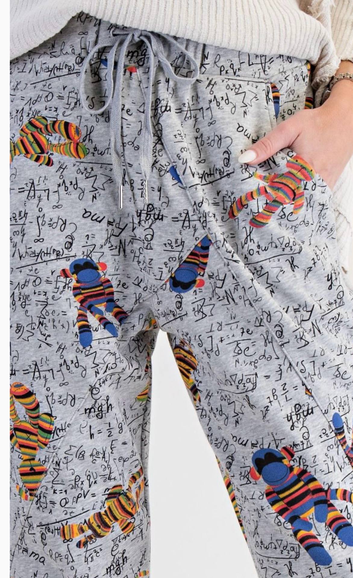 Sock Monkey Equation Joggers