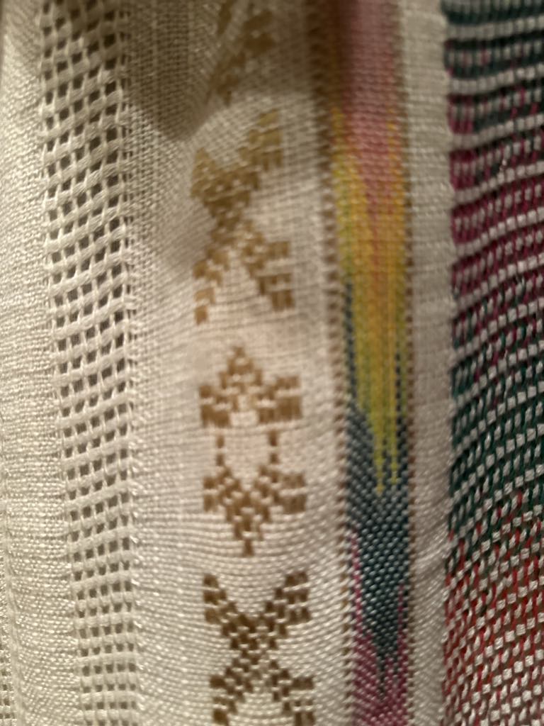 Embroidered Cross-Stitch Shirt Dress