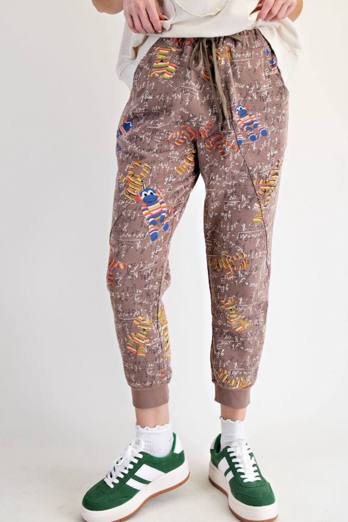 Sock Monkey Equation Joggers
