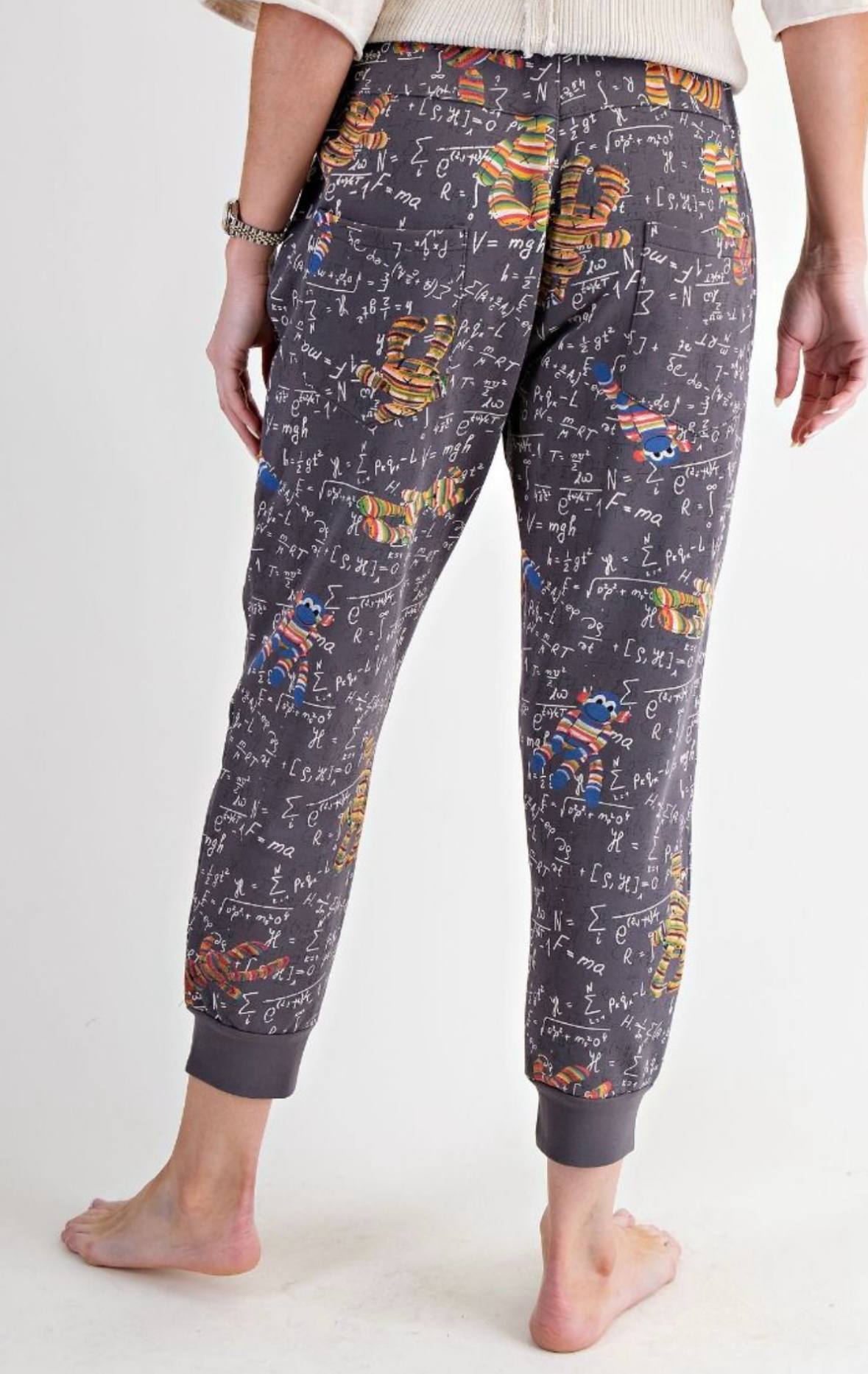 Sock Monkey Equation Joggers
