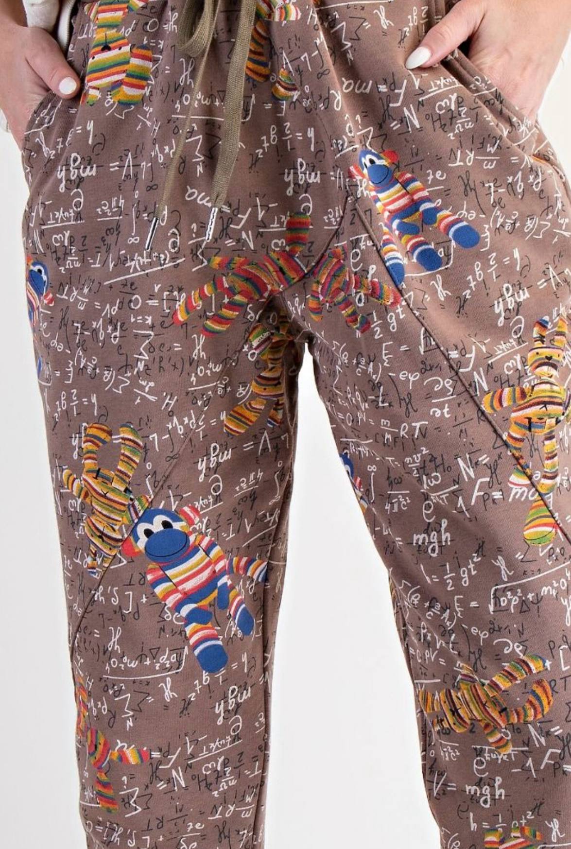 Sock Monkey Equation Joggers