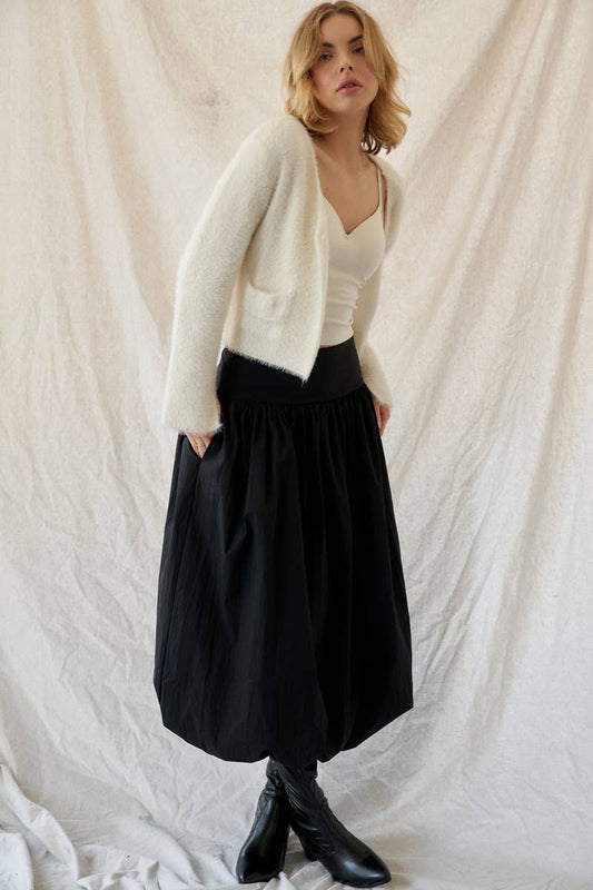 Bubble Midi Skirt