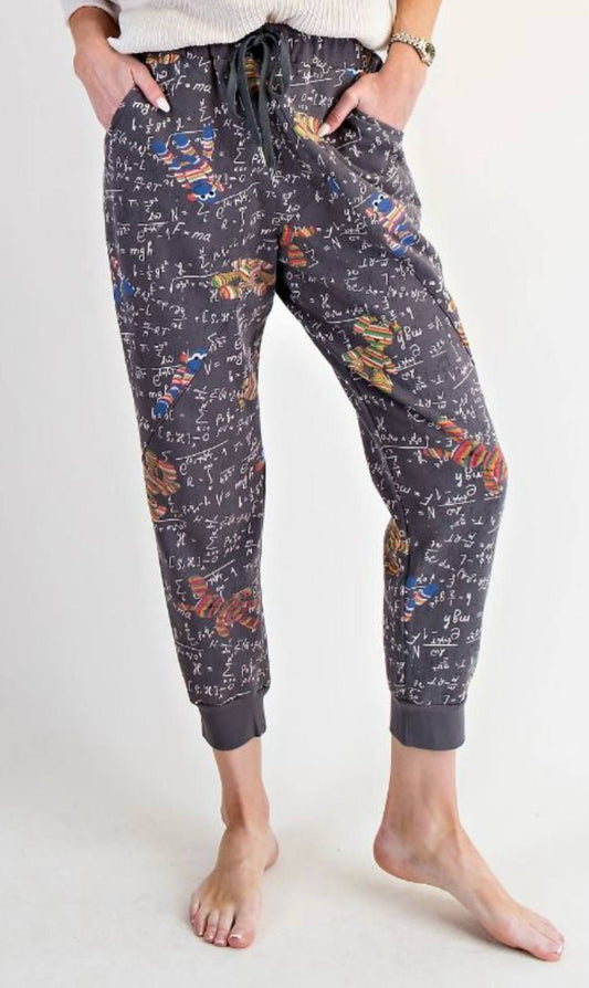 Sock Monkey Equation Joggers